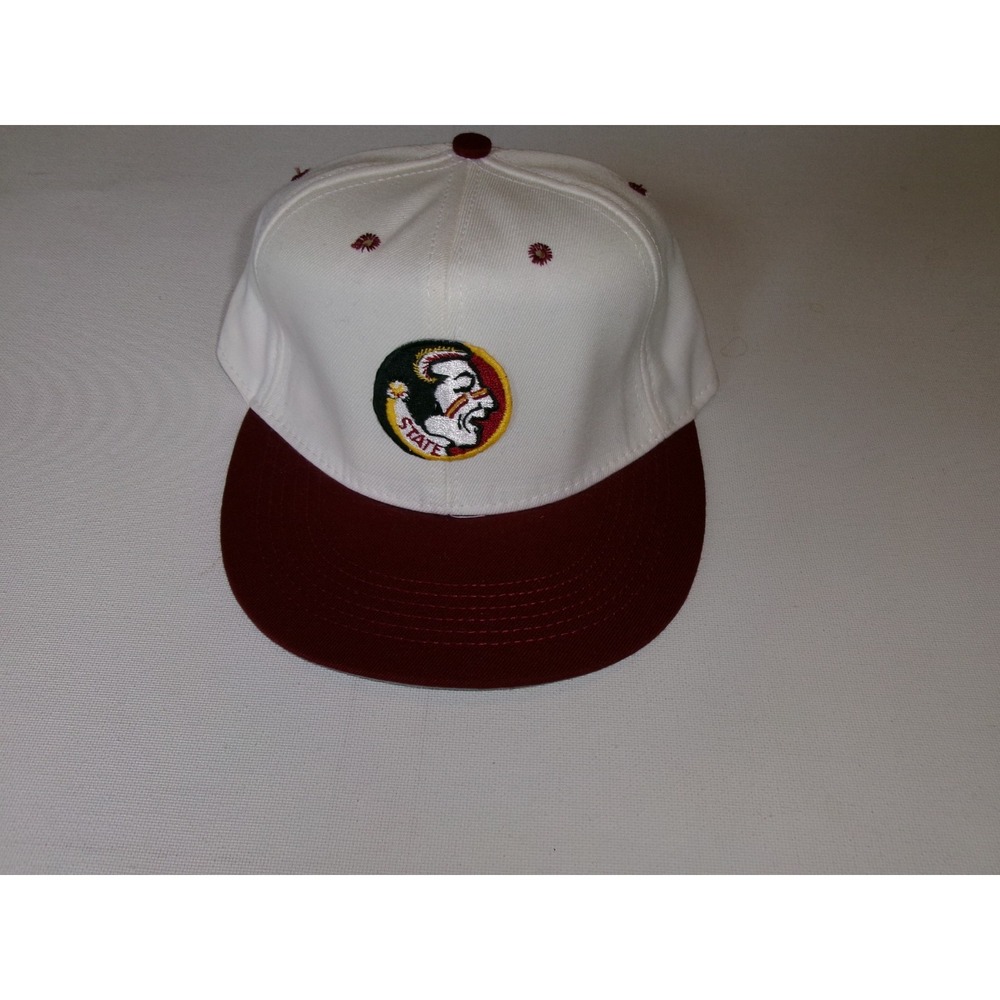 FSU SEMINOLES SZ 7  FITTED  FISHING BEACH GOLF HAT CAP VINTAGE DEADSTOCK U5